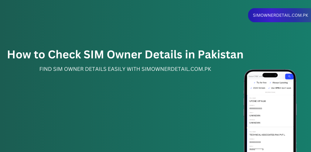 How to Check SIM Owner Details